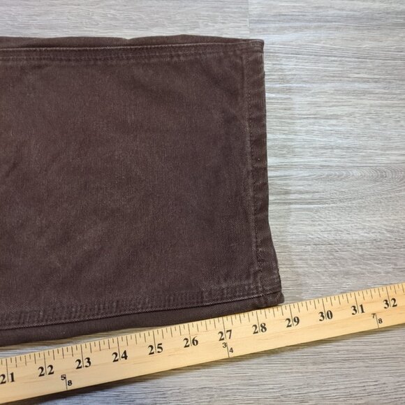 Carhartt B136 DKB Double Knee Work Pants Men's 31x29 Dungaree Fit Dark Brown - Picture 12 of 13